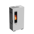 Estufa de pellet pasillo KRONE 4.9 kW blanco