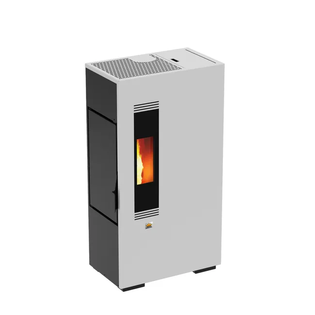 Estufa de pellet pasillo KRONE 4.9 kW blanco