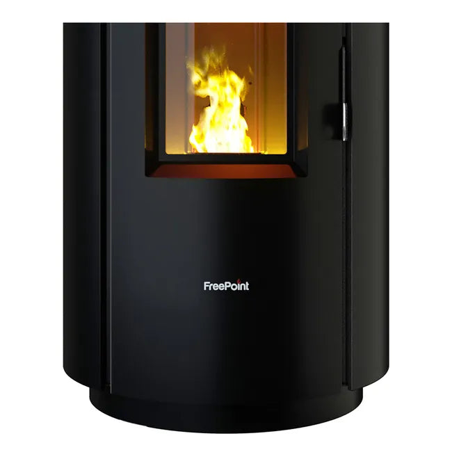 Estufa de pellet estanca FREEPOINT Chrome WiFi 7 kW dorado
