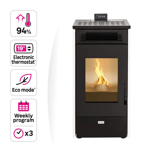 Estufa de pellet EQUATION Mannu de 9kW
