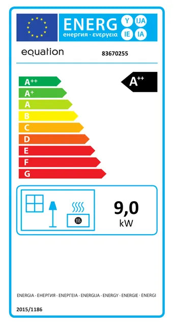 Estufa de pellet EQUATION Mannu de 9kW