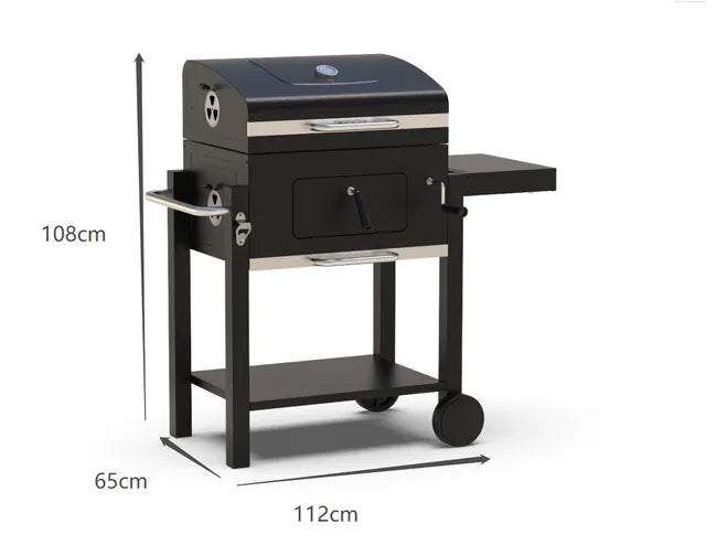 Barbacoa de carbón NATERIAL Centaurus Beta II 61x64 cm recomendado 6-10 personas