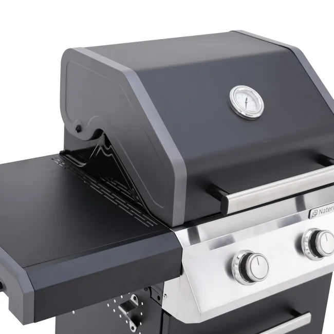 Barbacoa de gas NATERIAL Kenton II de 2 quemadores y 7 kw de potencia recomendado para menos de 6 personas