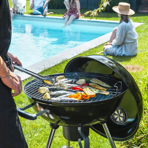 Barbacoa de carbón NATERIAL Phoenix Alpha II recomendada para 10 personas