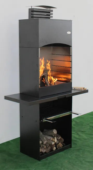 Barbacoa IMOR Tolosa para madera y carbón recomendado para 10 personas