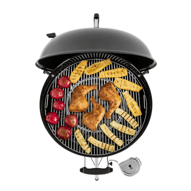 Barbacoa de carbón WEBER MASTER TOUCH E5750 GBS negra recomendado para mas de 10 personas