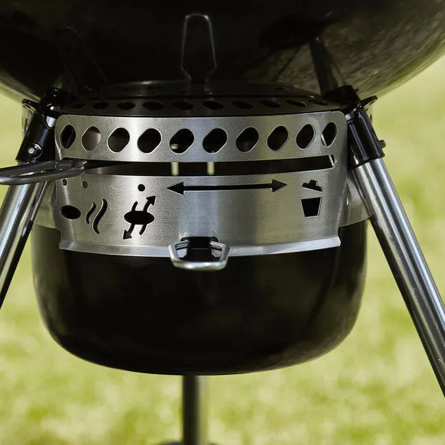 Barbacoa de carbón WEBER MASTER TOUCH E5750 GBS negra recomendado para mas de 10 personas