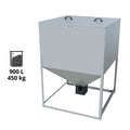 Tolva de pellets de 900 litros / 450 kg en chapa galvanizada