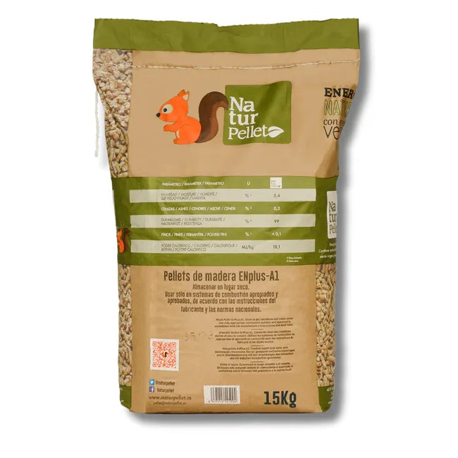 Palet de 35 sacos de pellet NATURPELLET