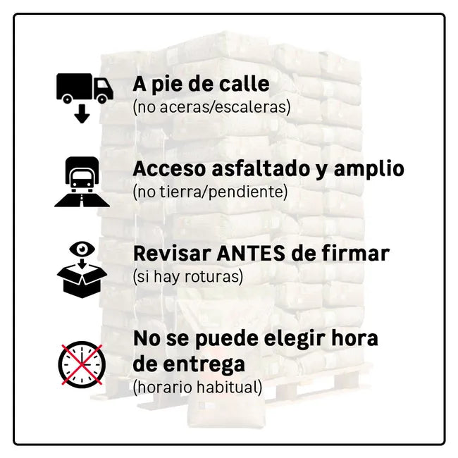 Palet de 35 sacos de pellet NATURPELLET