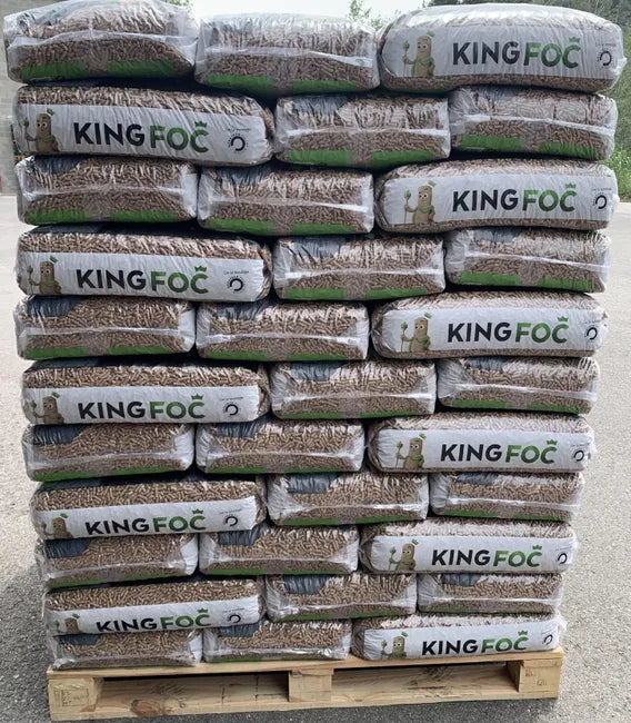 Palet de 77 sacos de pellet KINGFOC