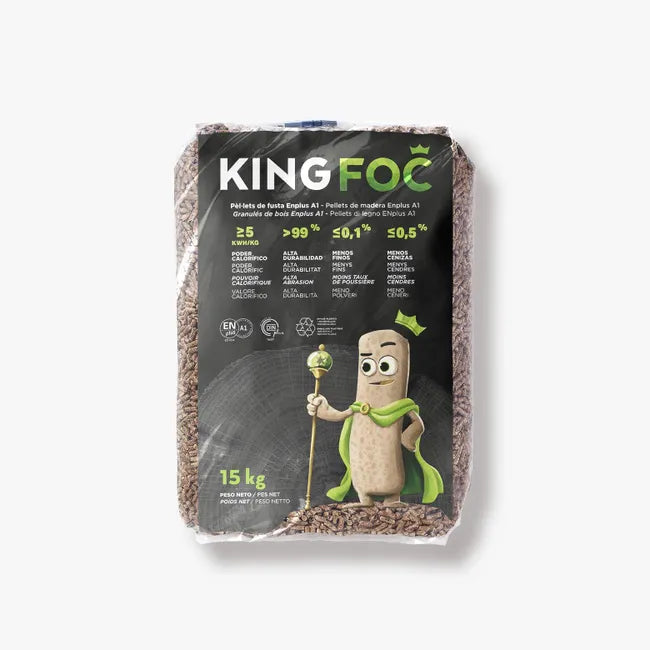 Palet de 77 sacos de pellet KINGFOC