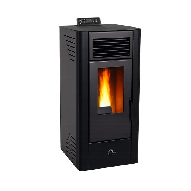 Estufa de pellets Anita 11,6 kW Negro Sannover
