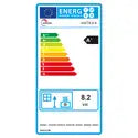 Estufa de pellets de aire Anita 9,4 kW Sannover Blanco
